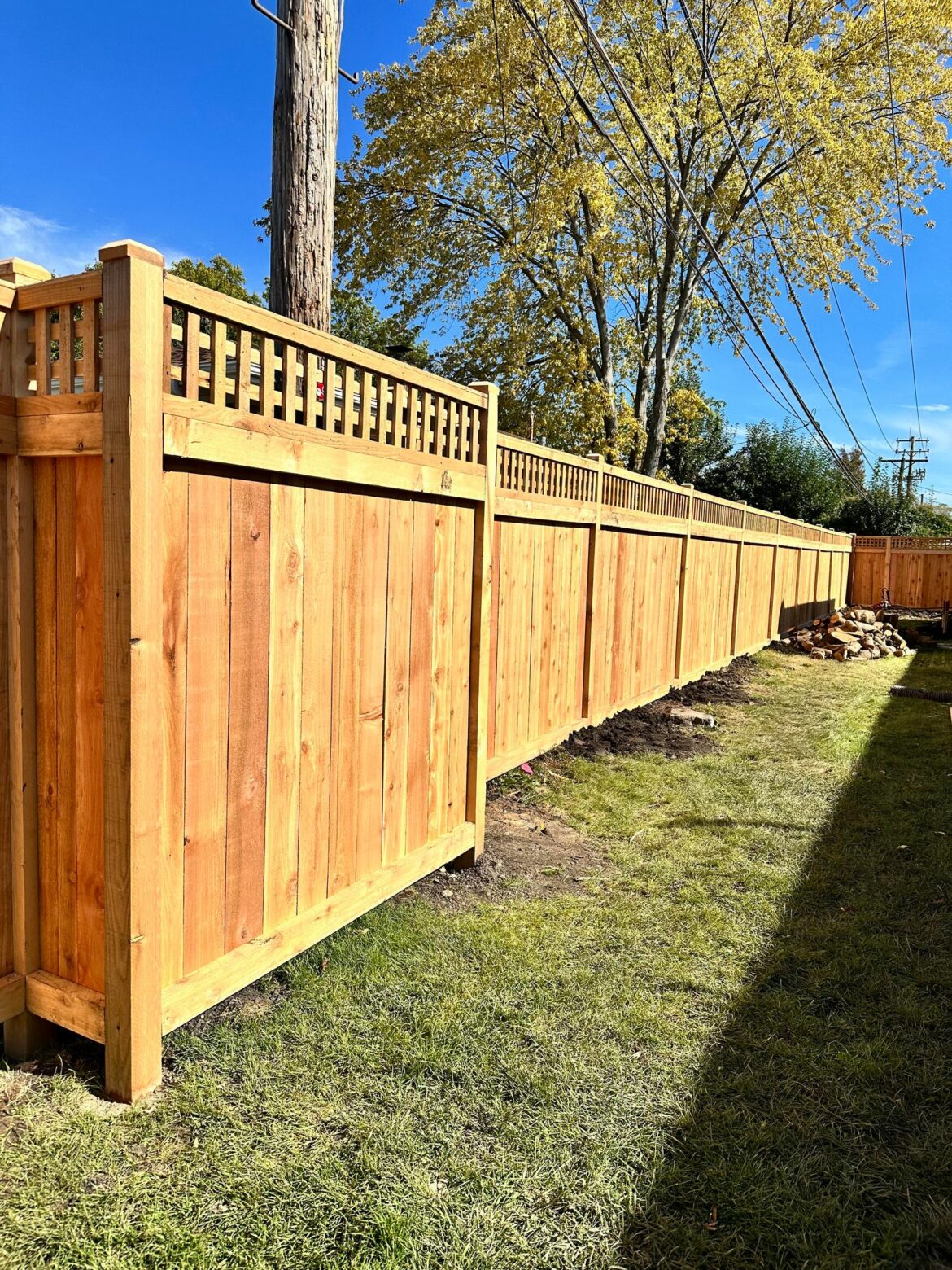 Wooden Fence Project 1