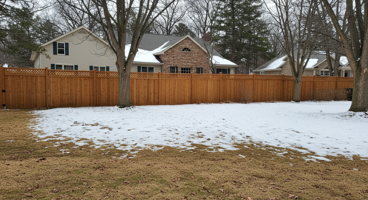 Why Winter is a Great Time for Fence Installation in Illinois
