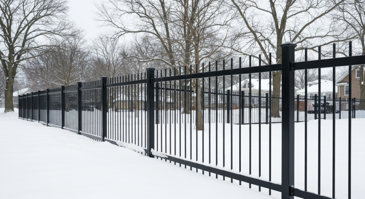 Can Snow Damage an Aluminum Fence?